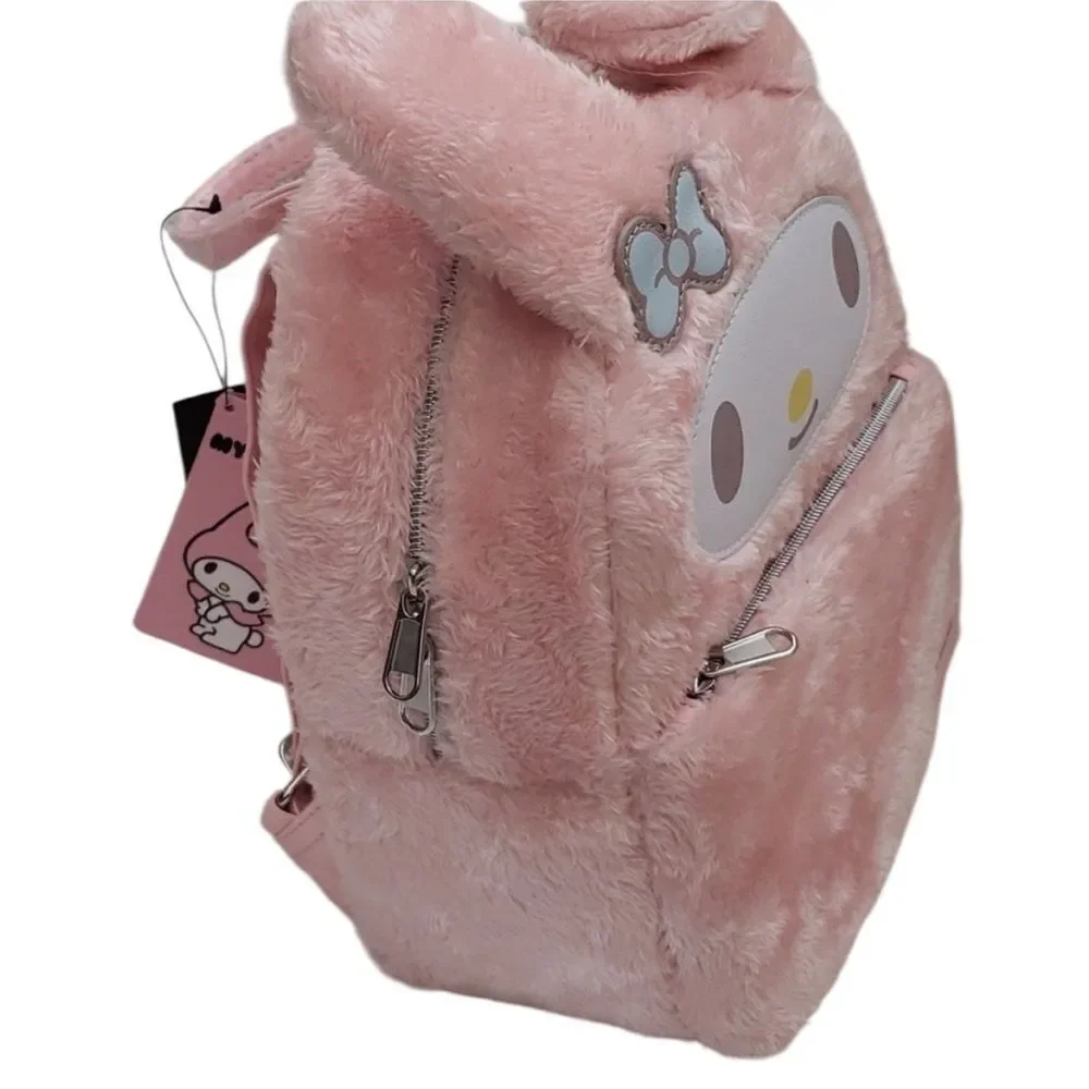 Loungefly My Melody Cosplay Fuzzy Figural‎ Mini Backpack - Picture 7 of 10